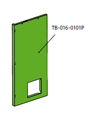 Ізоляція правої сторони котла TB16кВт - TB-016-0101P-RAL6018